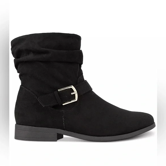 Slouch Buckled Boots SZ-9 NIB - Picture 2 of 6